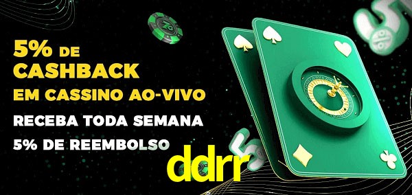 Promoções do cassino ao Vivo ddrr
